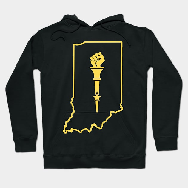 Indiana Power 2 Hoodie by InNate Designs